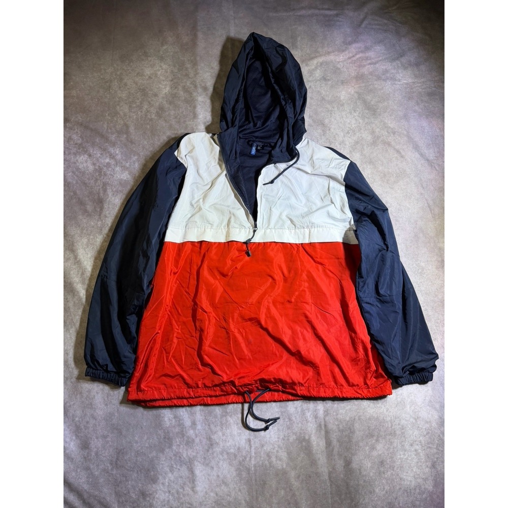 H&M DIVIDED MENS MEDIUM PULLOVER WINDBREAKER JACKET